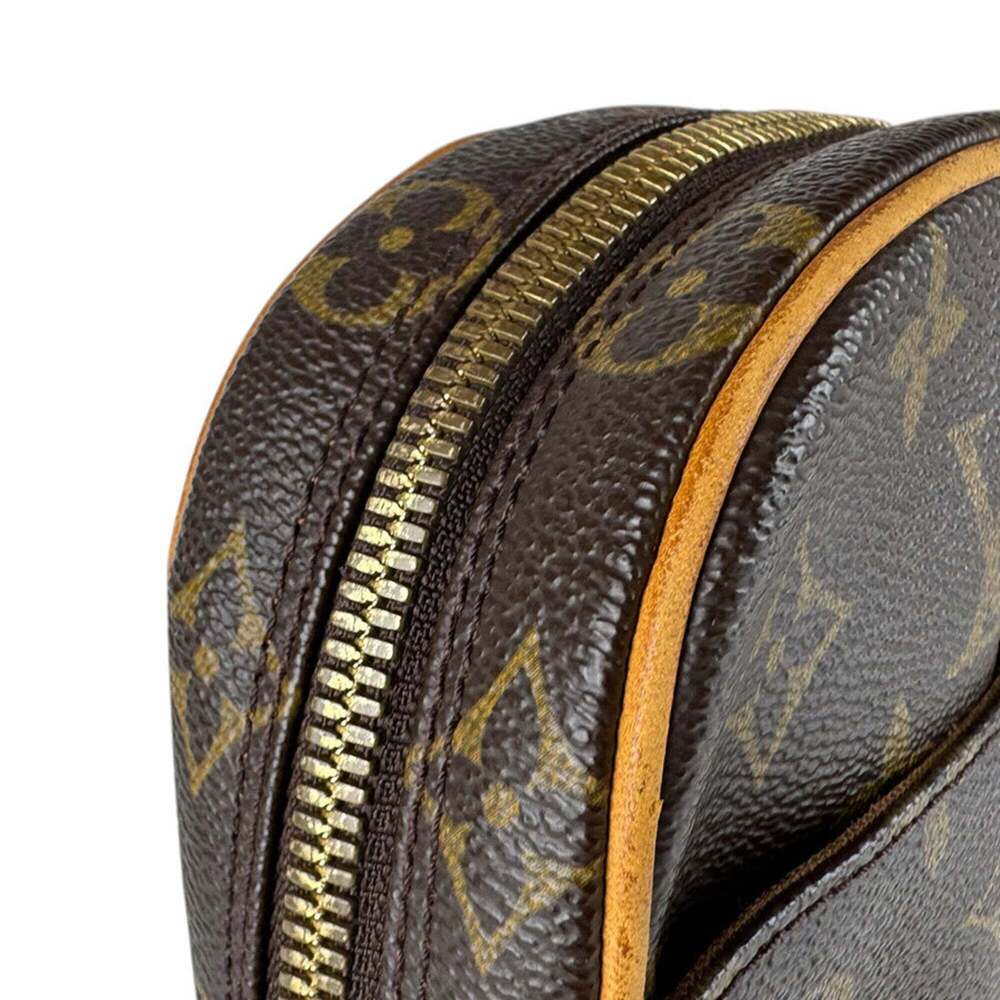 LOUIS VUITTON Authentic Brown Monogram Canvas Pochette Hobo Bag - Picture 6 of 13